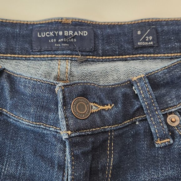 Lucky Brand Sweet Boot Cut Jeans Womens 8 29 Blue Denim Bootcut Stretch JJ01X - Picture 5 of 10